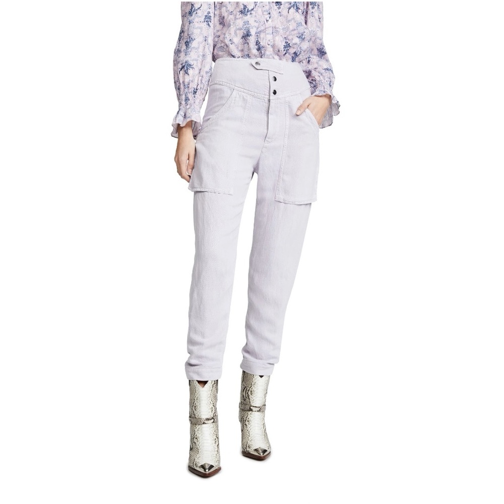 Isabel Marant Etoile // Lago Trousers Ecru NWOT๐ - Picture 5 of 16